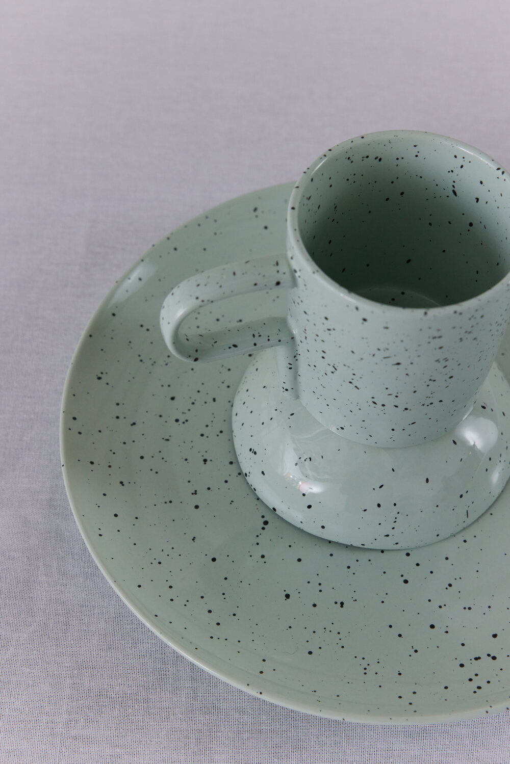 Splash krus, blå - H:9,6cm.